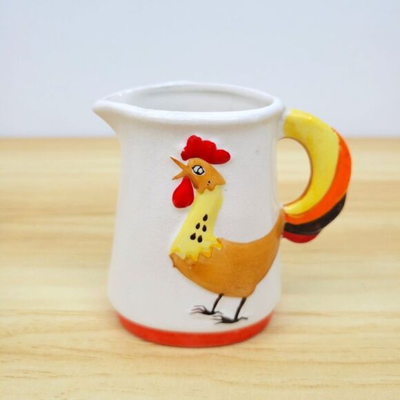 Rare Vintage Holt Howard Rooster Ceramic Individual Creamer - 1965 - Picture 9 of 12